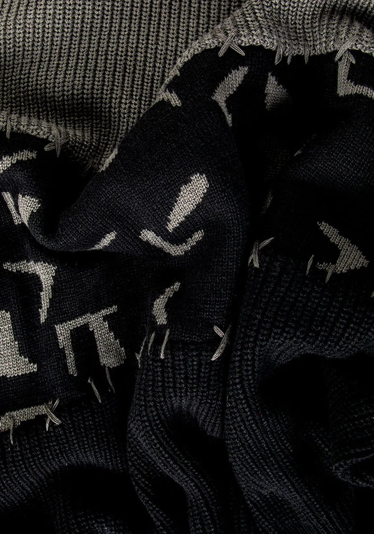 WEI1 Abstract Longline Jumper Clothing 8 WEI1 Abstract Longline Jumper Clothing