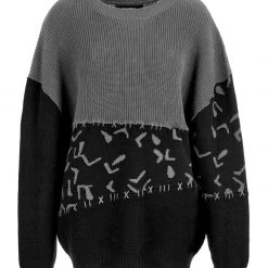 WEI1 Abstract Longline Jumper Clothing 15 WEI1 Abstract Longline Jumper Clothing