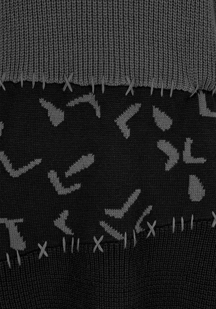 WEI1 Abstract Longline Jumper Clothing 10 WEI1 Abstract Longline Jumper Clothing