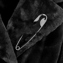 ORI1 Clothing Creature Oversized Fur Coat - Black