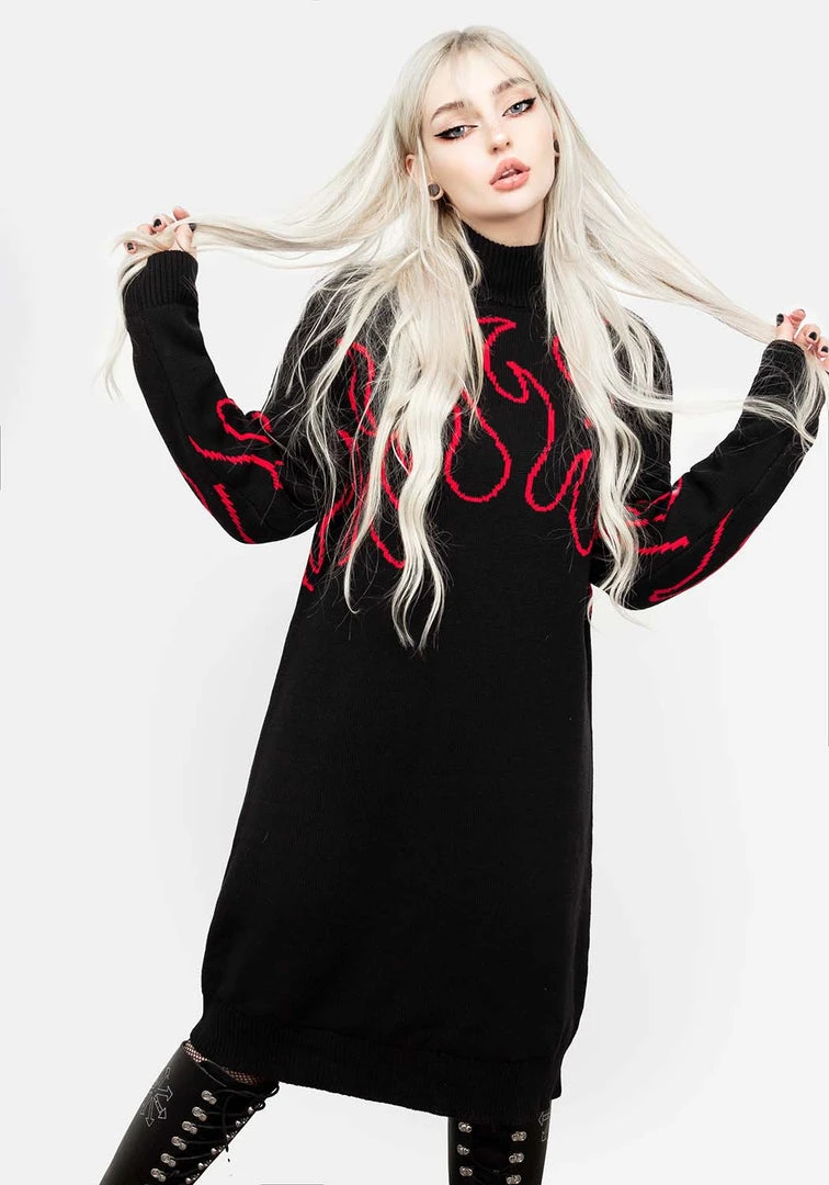 WEI1 Clothing Blaze Oversized Jumper Dress 3 WEI1 Clothing Blaze Oversized Jumper Dress