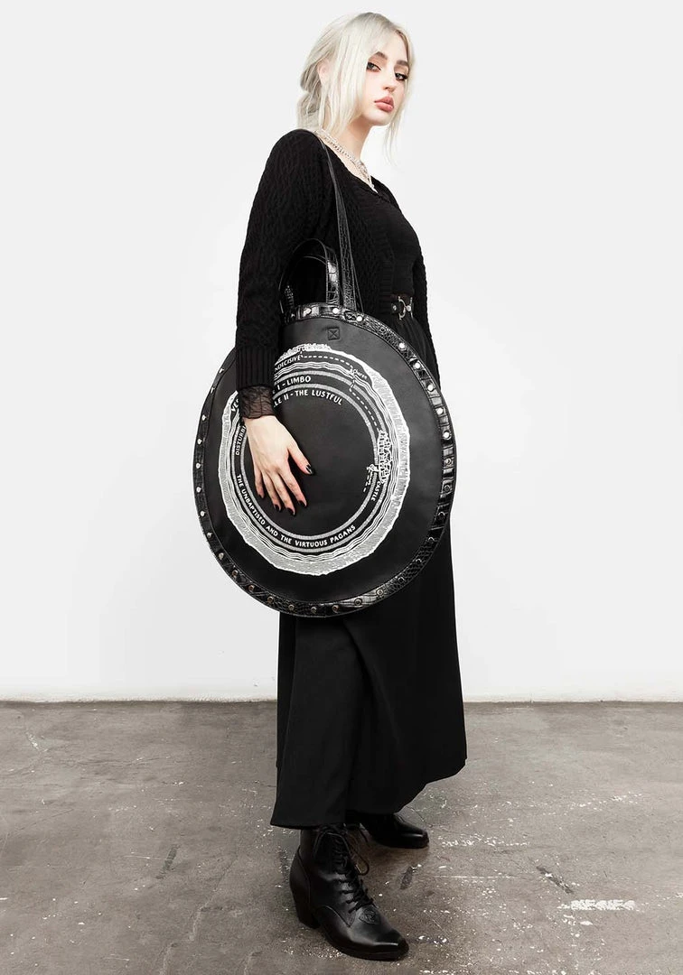 CES1 Dante Large Circle Tote Bag Accessories 4 CES1 Dante Large Circle Tote Bag Accessories