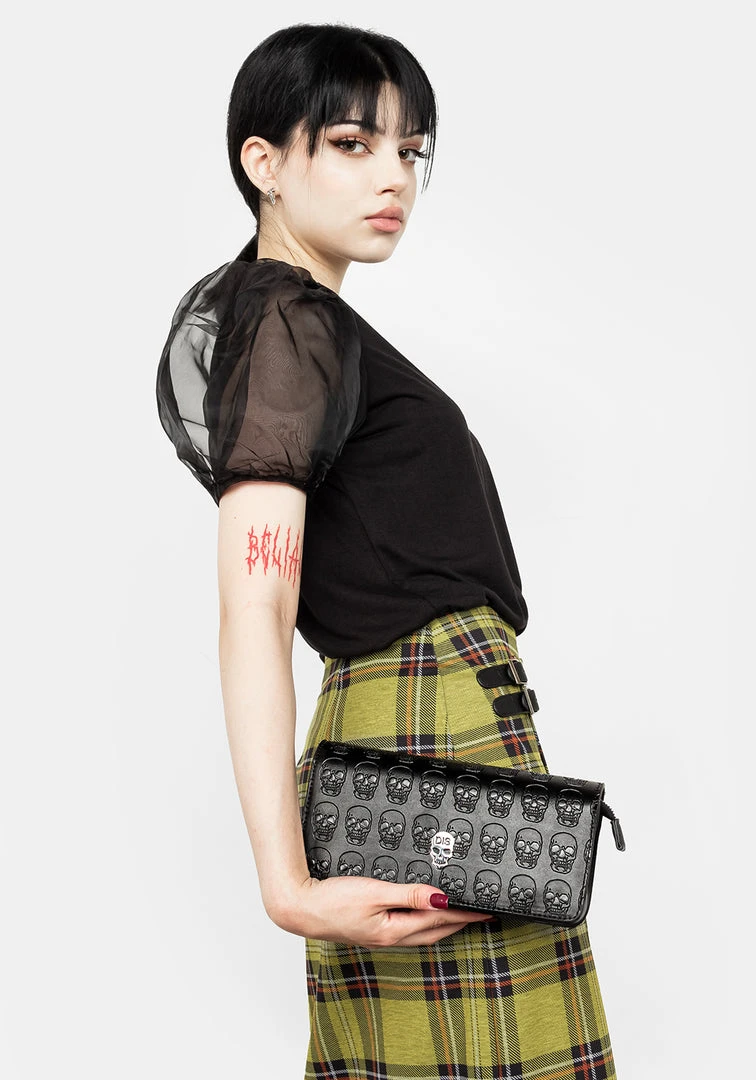 CES1 Crypt Debossed Clutch 4 CES1 Crypt Debossed Clutch