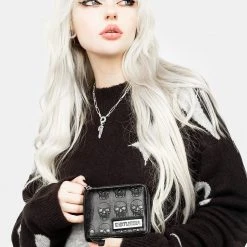 CES1 Accessories Mortality Debossed Wallet 10 CES1 Accessories Mortality Debossed Wallet