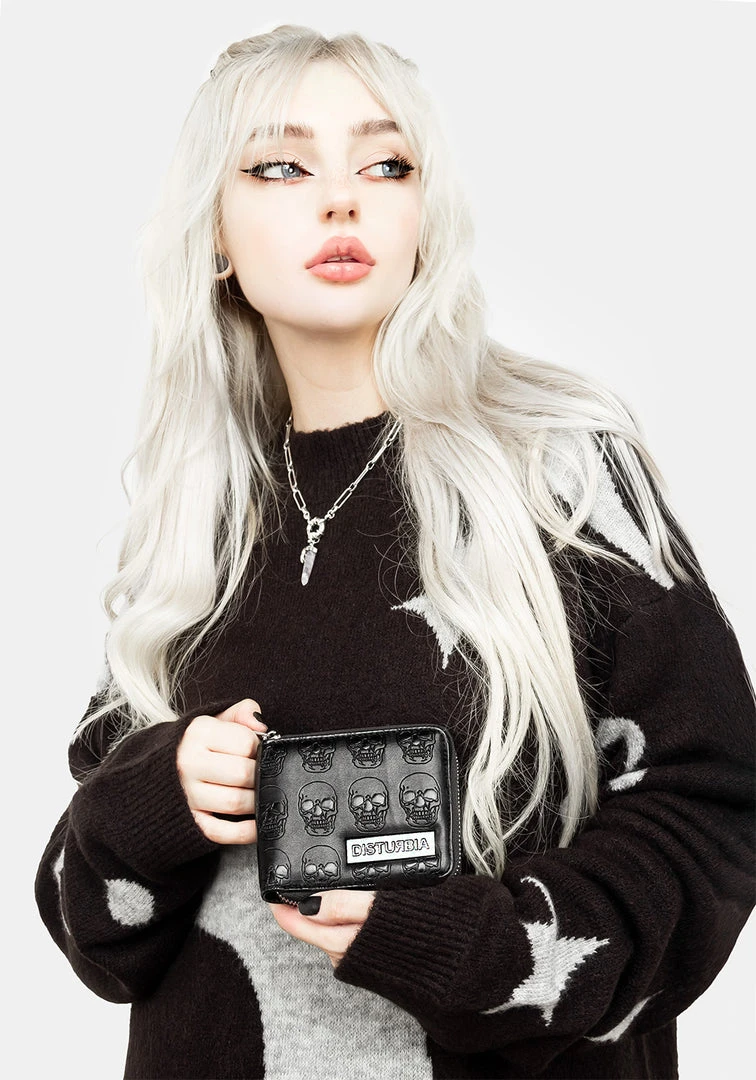 CES1 Accessories Mortality Debossed Wallet 4 CES1 Accessories Mortality Debossed Wallet