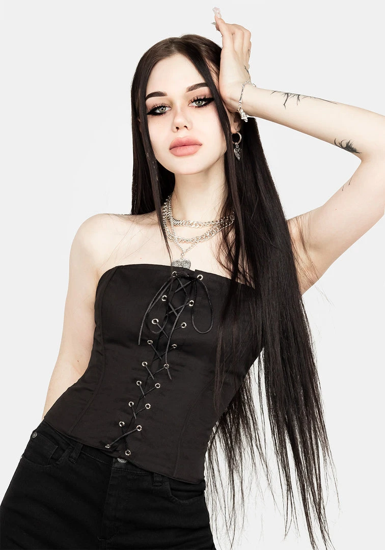 CHI1 Coming Soon MORTICIA LACE-UP CORSET 3 CHI1 Coming Soon MORTICIA LACE-UP CORSET