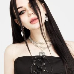 CHI1 Coming Soon MORTICIA LACE-UP CORSET