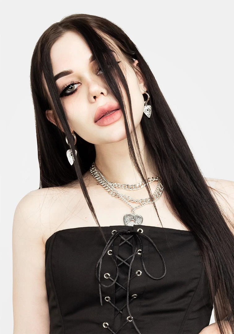 CHI1 Coming Soon MORTICIA LACE-UP CORSET 4 CHI1 Coming Soon MORTICIA LACE-UP CORSET