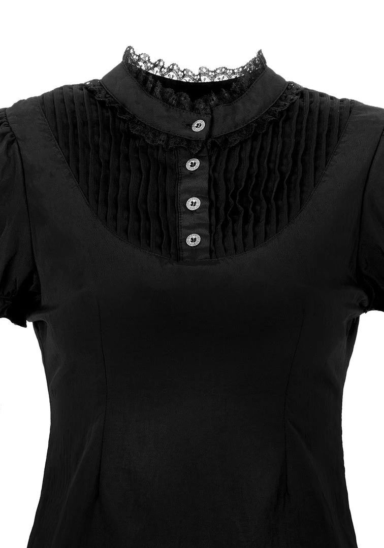 CHI1 Clothing SECRETS PINTUCK PANELLED MINI DRESS 10 CHI1 Clothing SECRETS PINTUCK PANELLED MINI DRESS