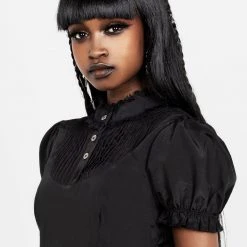 CHI1 Clothing SECRETS PINTUCK PANELLED MINI DRESS 18 CHI1 Clothing SECRETS PINTUCK PANELLED MINI DRESS