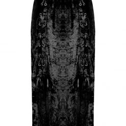 CHI1 MALEFIC LACE-UP PANEL SKIRT Clothing