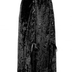CHI1 MALEFIC LACE-UP PANEL SKIRT Clothing