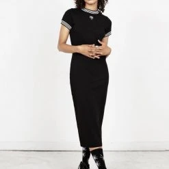 DDS1 Clothing Monica Side Split Midi Dress