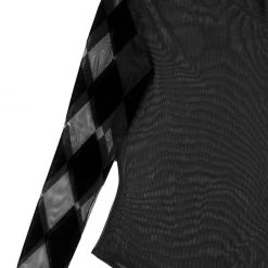 DDS1 Harleen Checkerboard Mesh Bodysuit Women