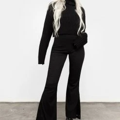 DDS1 Libertina Lace Panel Flares Clothing 15 DDS1 Libertina Lace Panel Flares Clothing