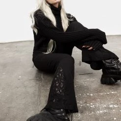 DDS1 Libertina Lace Panel Flares Clothing 13 DDS1 Libertina Lace Panel Flares Clothing