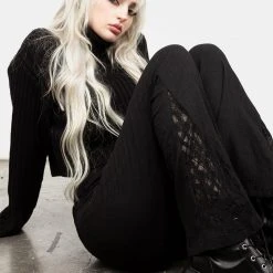 DDS1 Libertina Lace Panel Flares Clothing 12 DDS1 Libertina Lace Panel Flares Clothing