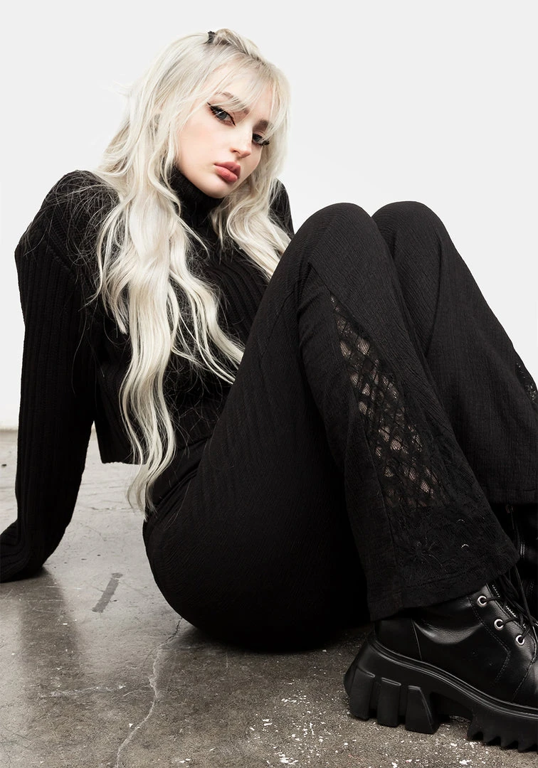 DDS1 Libertina Lace Panel Flares Clothing 4 DDS1 Libertina Lace Panel Flares Clothing