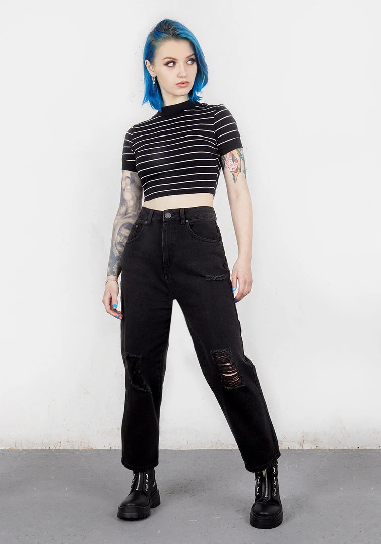 DEN1 Abracadabra Busted Knee Jean Clothing 8 DEN1 Abracadabra Busted Knee Jean Clothing