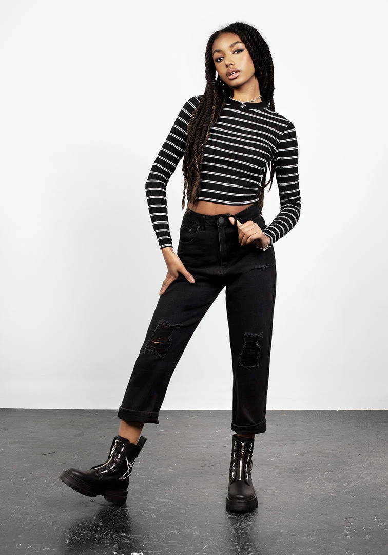 DEN1 Abracadabra Busted Knee Jean Clothing 4 DEN1 Abracadabra Busted Knee Jean Clothing