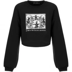 DMT1 Demons Crop Sweat Top 17 DMT1 Demons Crop Sweat Top