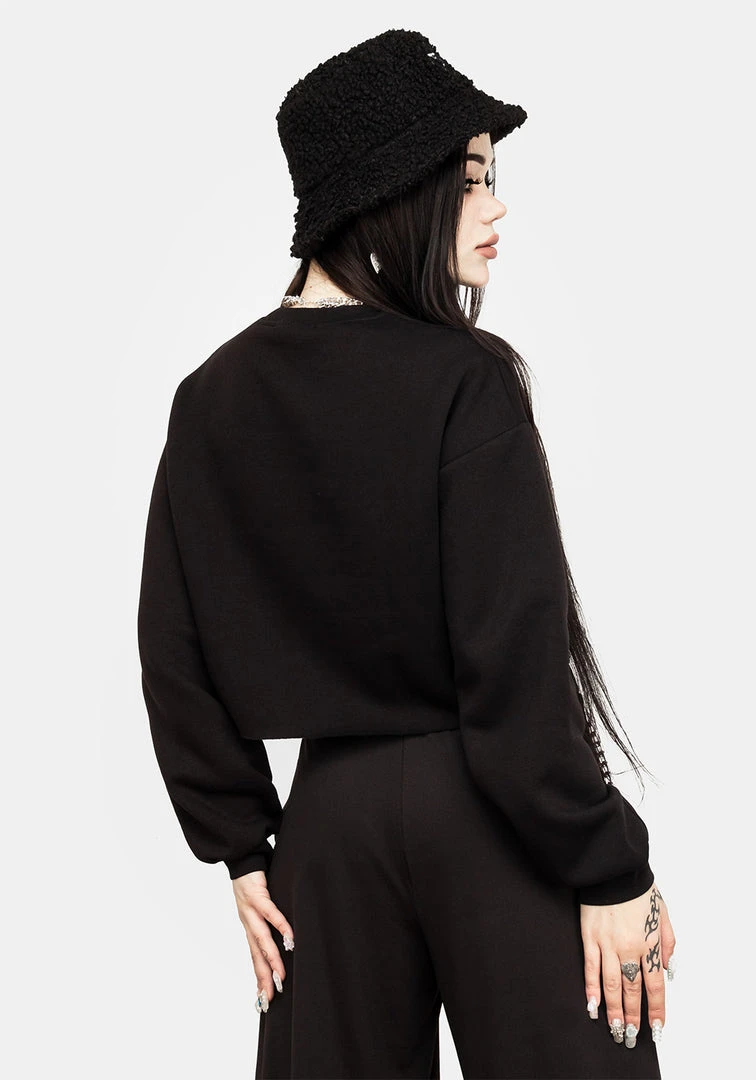 DMT1 Demons Crop Sweat Top 5 DMT1 Demons Crop Sweat Top