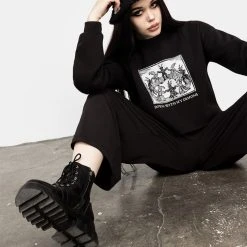 DMT1 Demons Crop Sweat Top 16 DMT1 Demons Crop Sweat Top