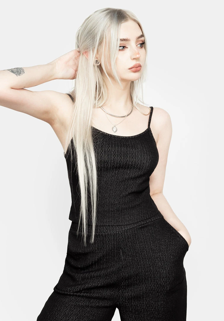 DMT1 Clothing Morana Pointelle Lounge Cami 3 DMT1 Clothing Morana Pointelle Lounge Cami