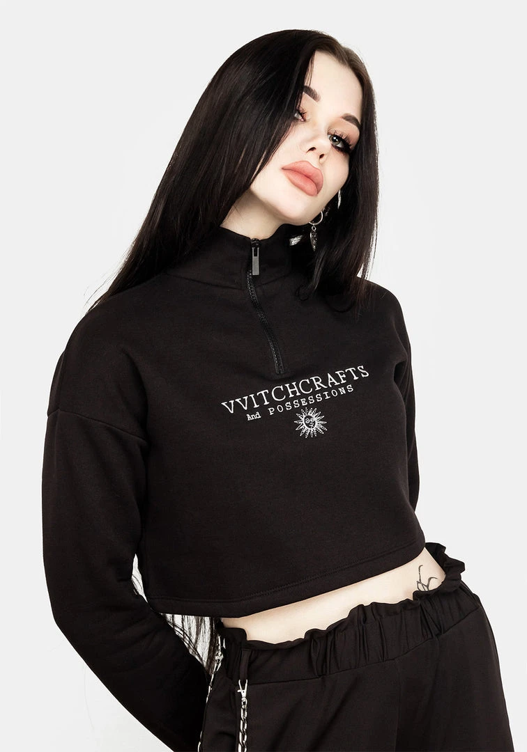 DMT1 Craftwitch Embroidered Sweatshirt Clothing 6 DMT1 Craftwitch Embroidered Sweatshirt Clothing