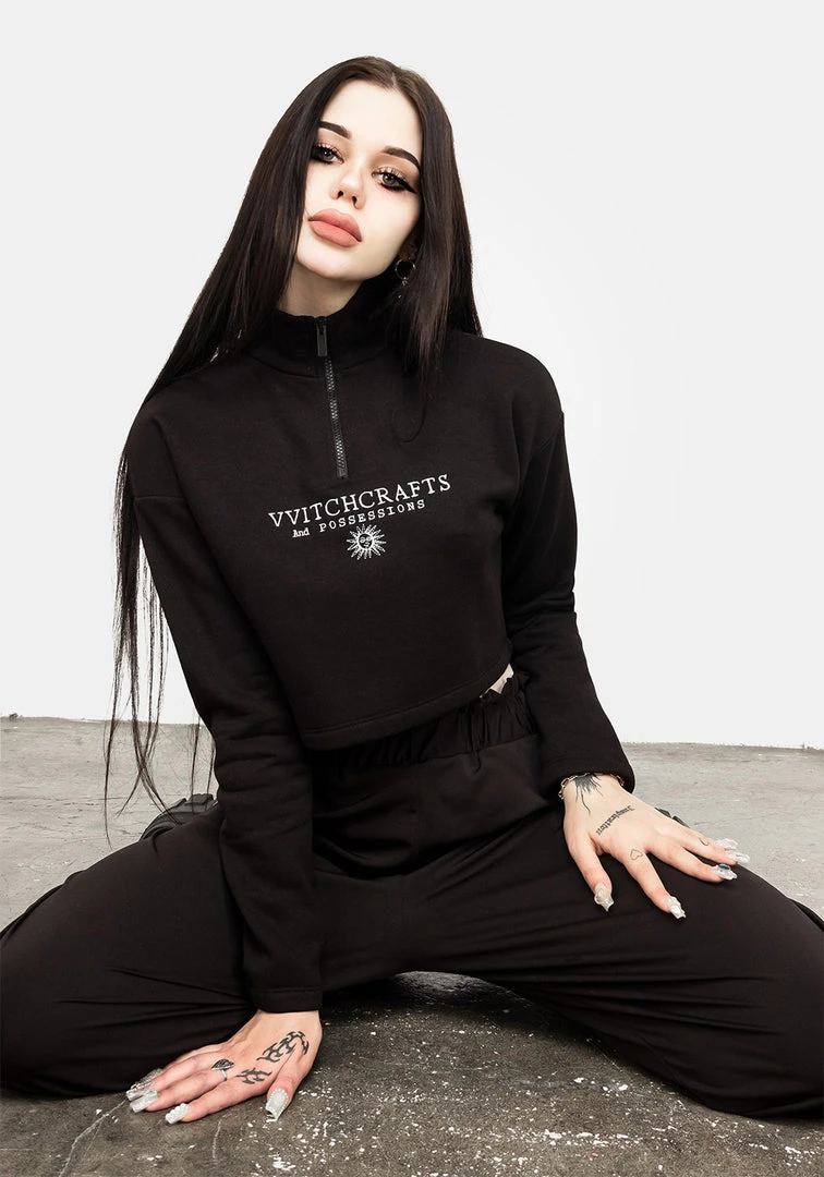 DMT1 Craftwitch Embroidered Sweatshirt Clothing 8 DMT1 Craftwitch Embroidered Sweatshirt Clothing