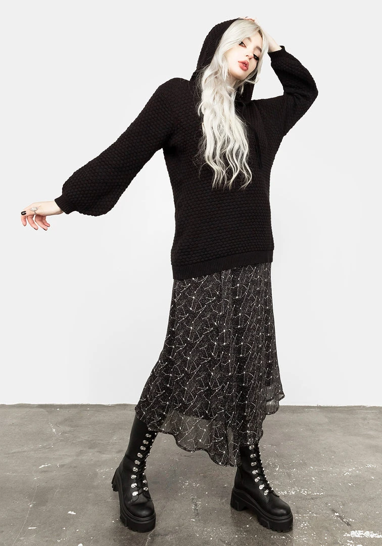 HIG1 Druid Knit Oversized Hoody Clothing 5 HIG1 Druid Knit Oversized Hoody Clothing