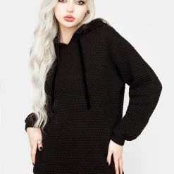 HIG1 Druid Knit Oversized Hoody Clothing 17 HIG1 Druid Knit Oversized Hoody Clothing