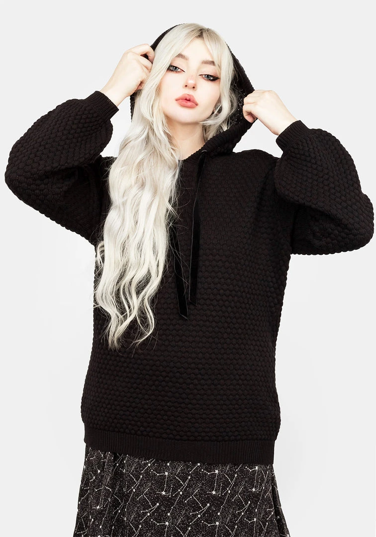 HIG1 Druid Knit Oversized Hoody Clothing 3 HIG1 Druid Knit Oversized Hoody Clothing