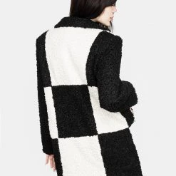 JAB1 Clothing Dreamtime Checkerboard Teddy Coat 16 JAB1 Clothing Dreamtime Checkerboard Teddy Coat