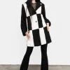 JAB1 Clothing Dreamtime Checkerboard Teddy Coat