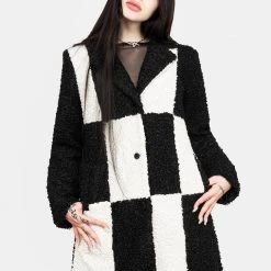 JAB1 Clothing Dreamtime Checkerboard Teddy Coat 19 JAB1 Clothing Dreamtime Checkerboard Teddy Coat