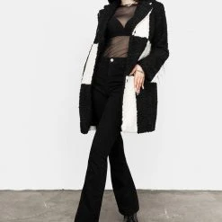 JAB1 Clothing Dreamtime Checkerboard Teddy Coat 18 JAB1 Clothing Dreamtime Checkerboard Teddy Coat