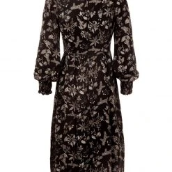 LVT1 Poisonous Plant Puff Sleeve Midi Dress 19 LVT1 Poisonous Plant Puff Sleeve Midi Dress