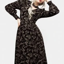 LVT1 Poisonous Plant Puff Sleeve Midi Dress 17 LVT1 Poisonous Plant Puff Sleeve Midi Dress