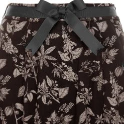 LVT1 POISONOUS PLANT SPLIT MIDI SKIRT