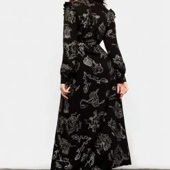 LVT1 Zodiac Maxi Wrap Dress