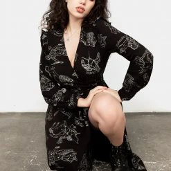 LVT1 Zodiac Maxi Wrap Dress