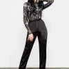 MET1 Clothing INCORPOREAL SATIN TROUSERS