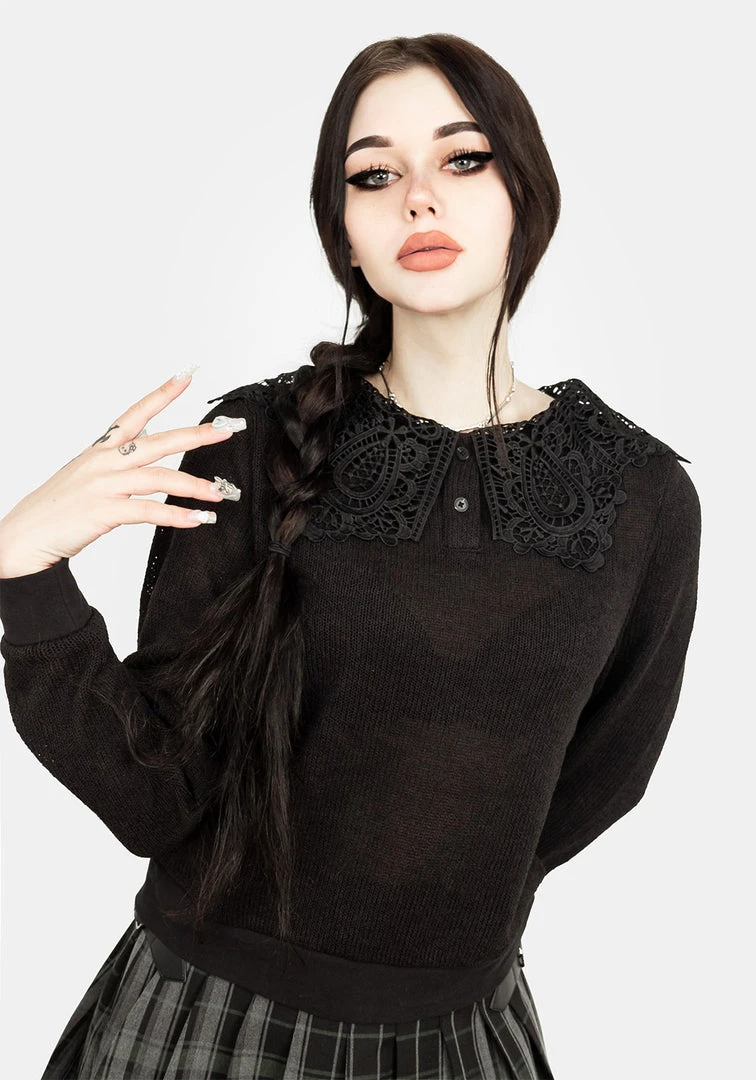 MET1 Raphael Broderie Anglaise Jumper 3 MET1 Raphael Broderie Anglaise Jumper