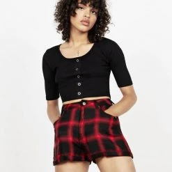 MET1 Clothing VILLAIN WIDE LEG SHORTS