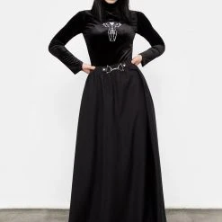 MET1 Haunted Midaxi Herringbone Skirt Women 14 MET1 Haunted Midaxi Herringbone Skirt Women