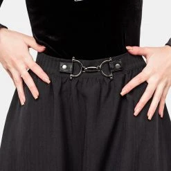 MET1 Haunted Midaxi Herringbone Skirt Women 12 MET1 Haunted Midaxi Herringbone Skirt Women