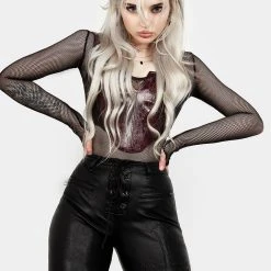 MET1 Slain Faux Leather Pants