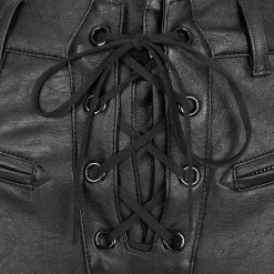 MET1 Slain Faux Leather Pants