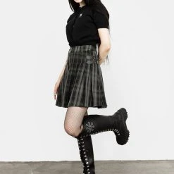 MET1 Bittersweet Check Mini Skirt Women 14 MET1 Bittersweet Check Mini Skirt Women